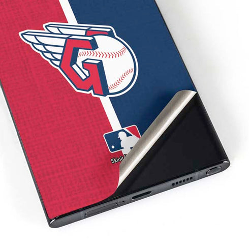 MLB Cleveland Guardians Split Galaxy S25 Ultra Skin